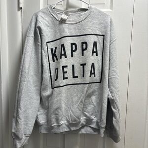 Kappa delta grey crewneck